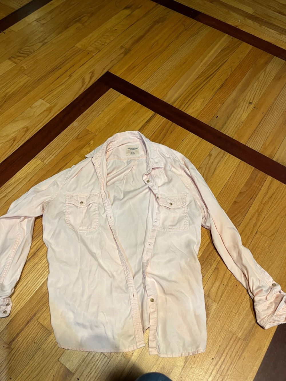 Light Pink Button-Up Shirt